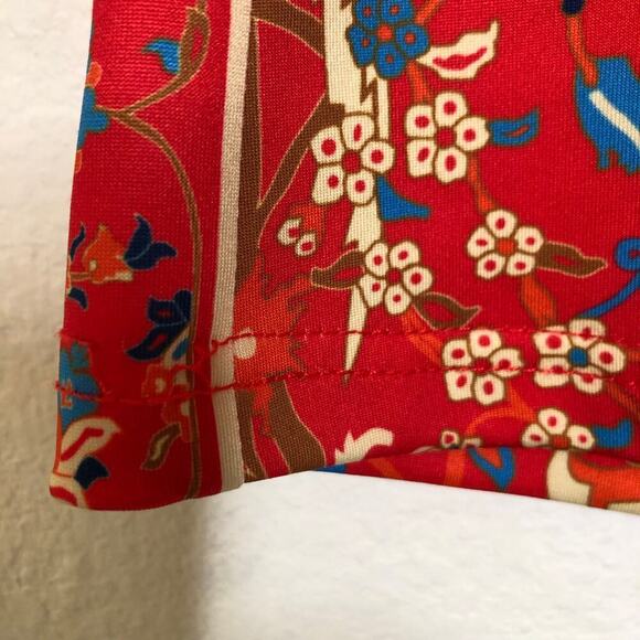 Gretchen Scott Set Jersey Split Neck Tunic Magic Carpet Stretchy Pants Electic - Picture 12 of 16